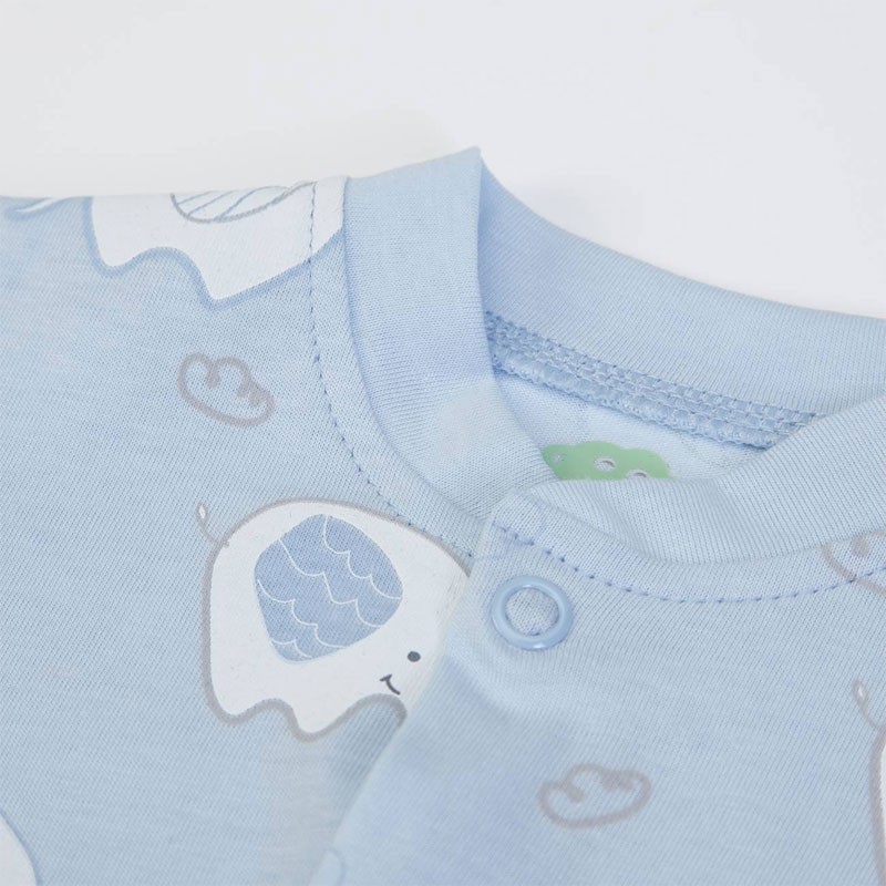 Blue bodysuit made of 100% cotton code 14769