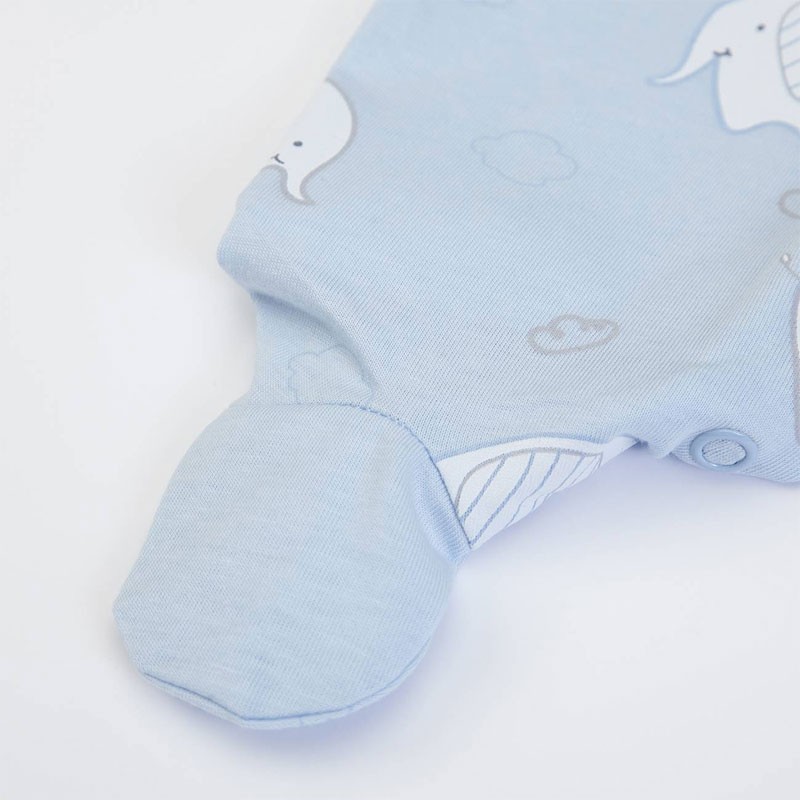 Blue bodysuit made of 100% cotton code 14769