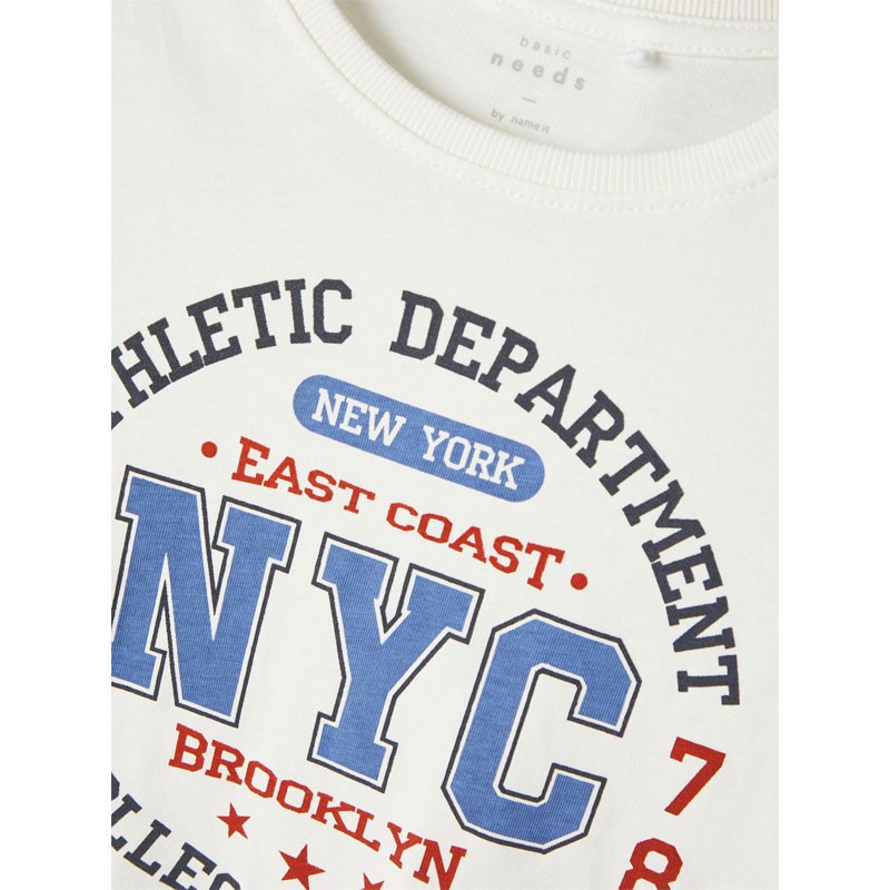 T-shirt Name it 13206578 White Allysum