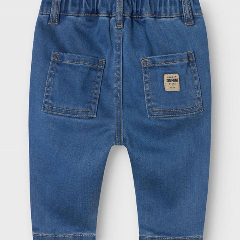 Βρεφικό Τζίν Παντελόνι Name it 13237010 Medium blue denim