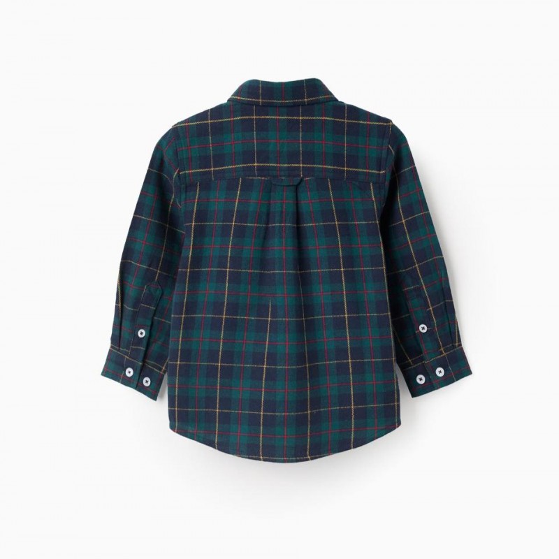  Πουκάμισο φανέλα καρό Zippy 25052 Dark Green