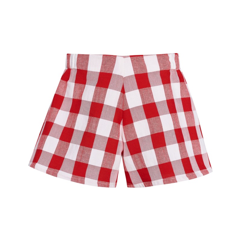 Βρεφικό Σετ Κόκκινο Summer Fruit Set Embroider Two in a castle T7048