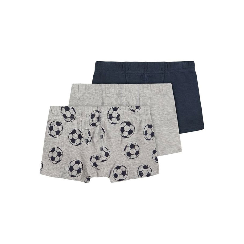 Σετ 3 τεμαχίων μποξεράκια Name it 13173290 Grey Melange
