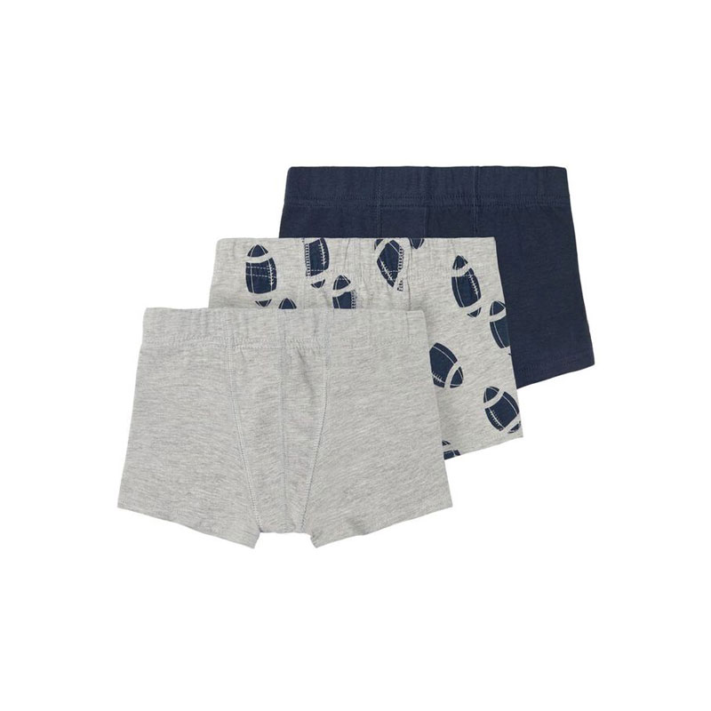 Pack 3 boxer underwear Name it 13193163 Grey Melange