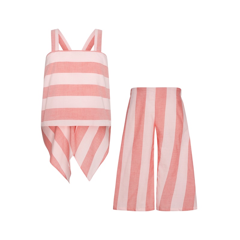 Set Strawberry Banana Striped Two in a castle T6170