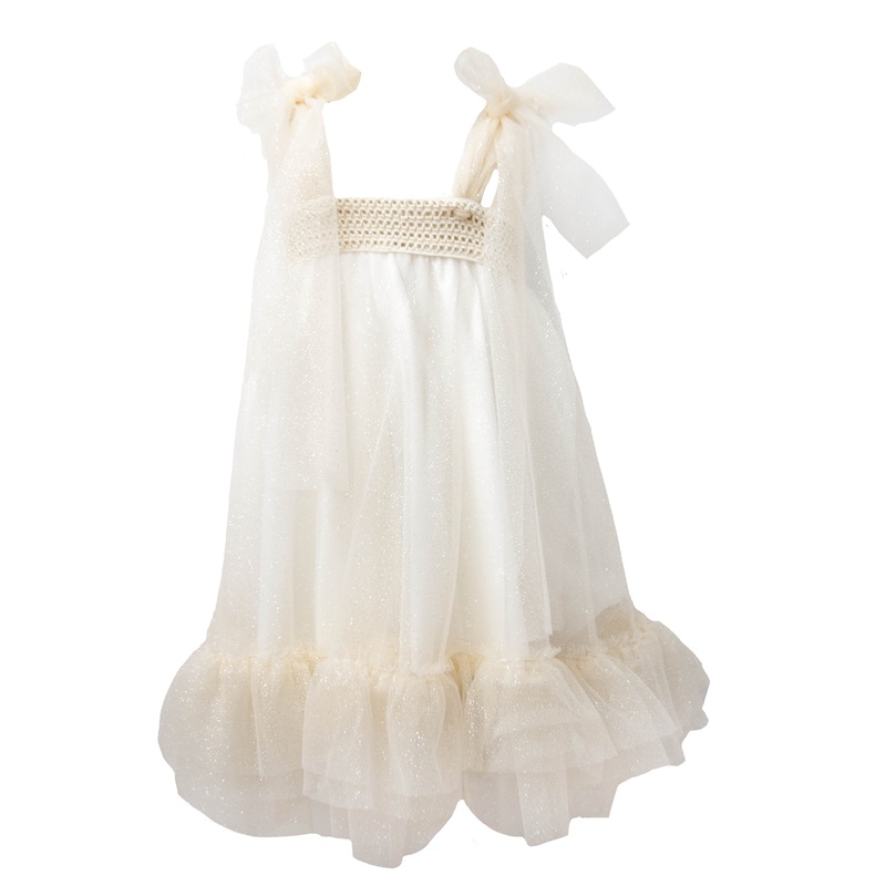 Βρεφικό Φόρεμα Whipped Cream Gold  Two in a castle T6262