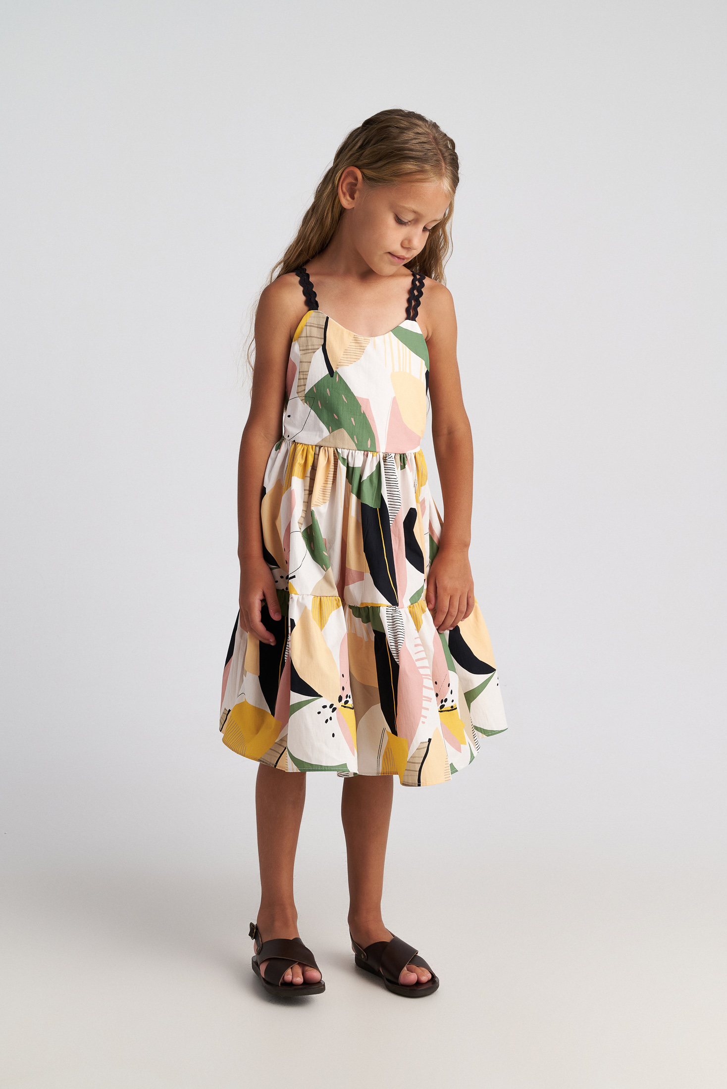 Παιδικό Φόρεμα Abstract Three Layer Dress Two in a castle T7229