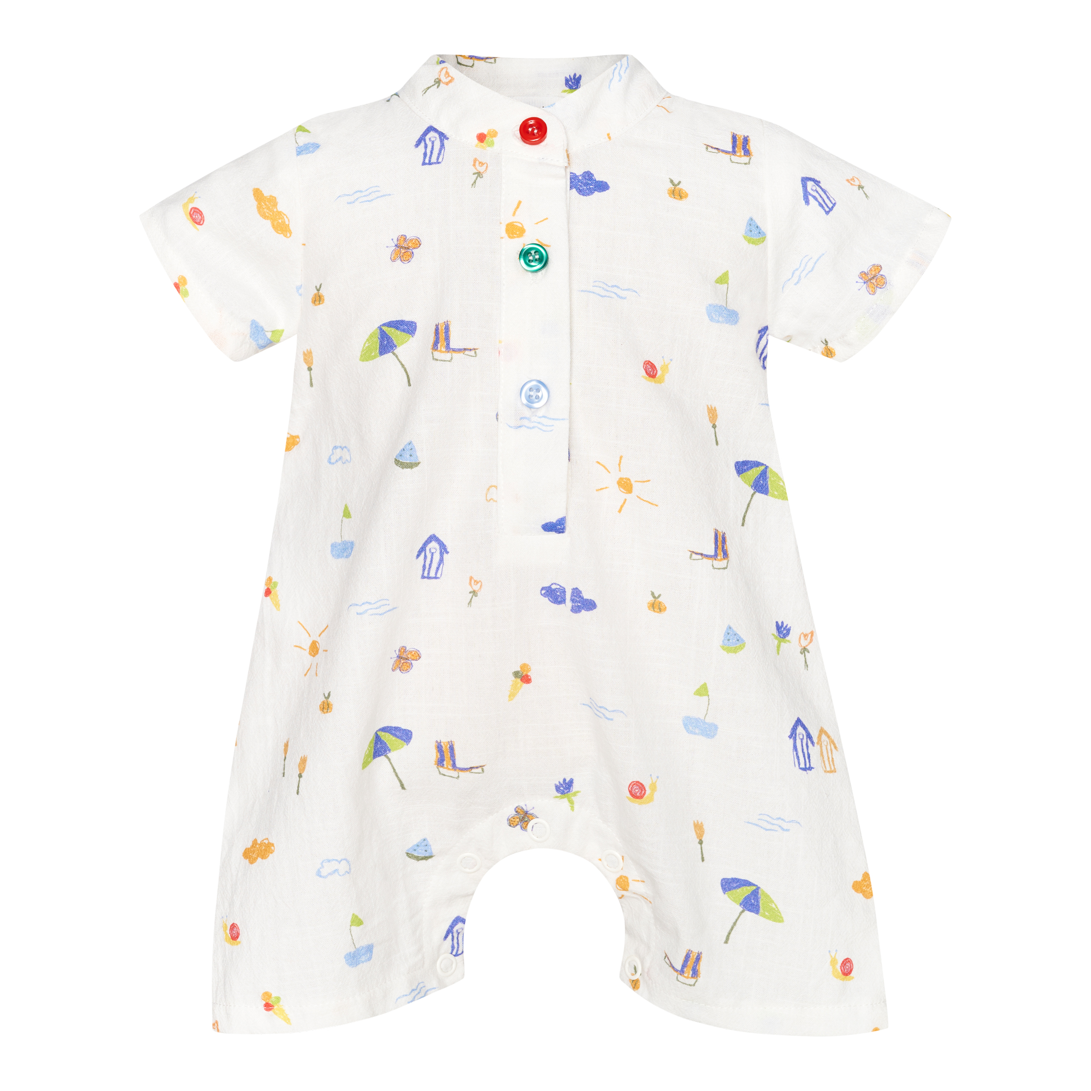 Bρεφικό Φορμάκι Islander Mao Playsuit Two in a castle T7300