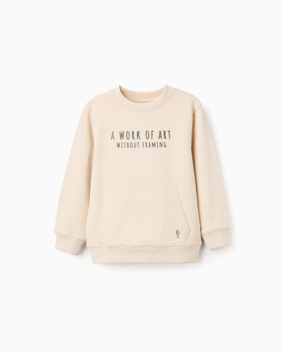 Παιδικό Φούτερ Μπεζ Zippy 26006 Light Beige