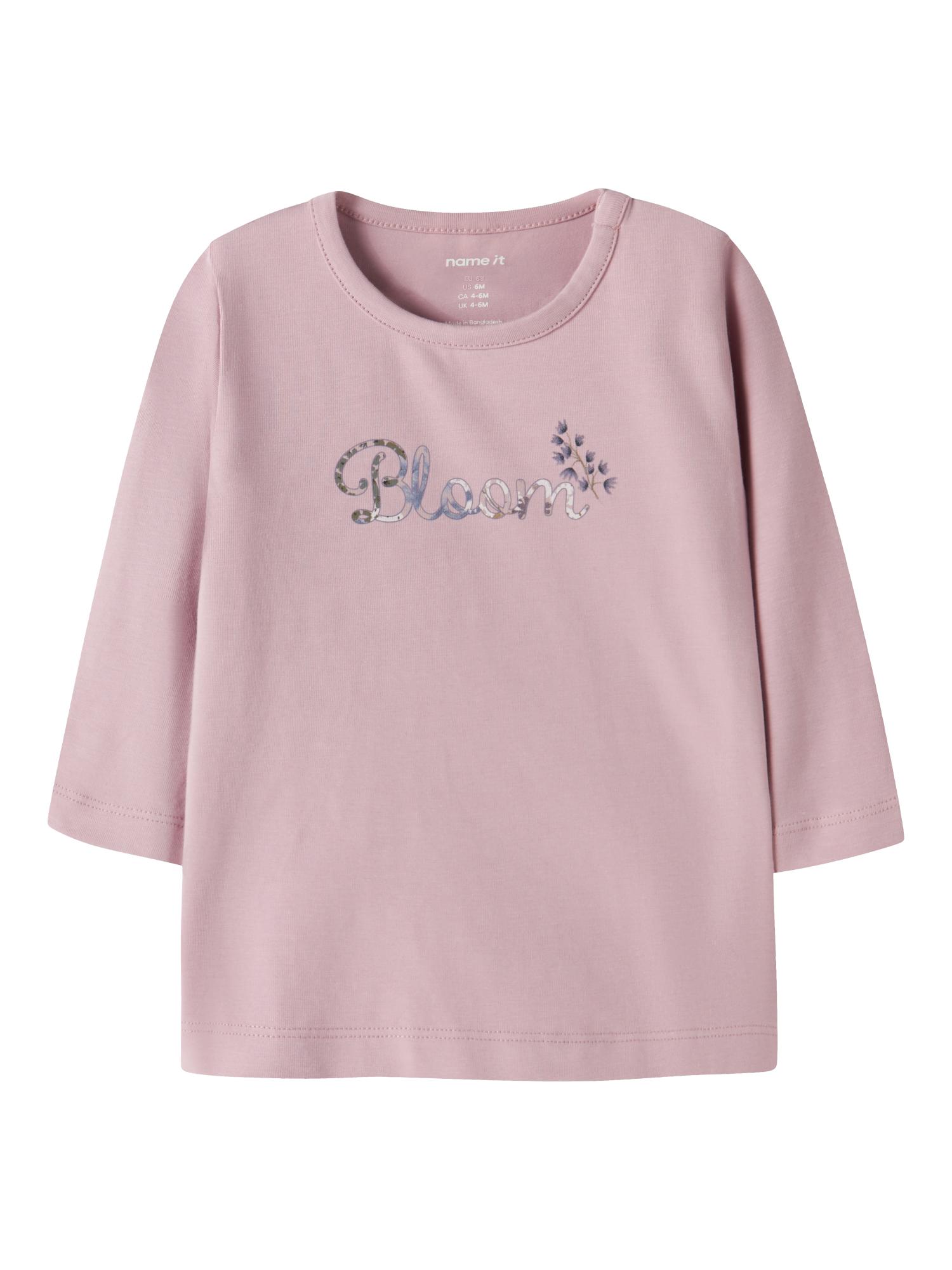 Βρεφική Μπλούζα Μακρυμάνικη Name it 13252662 Dawn Pink
