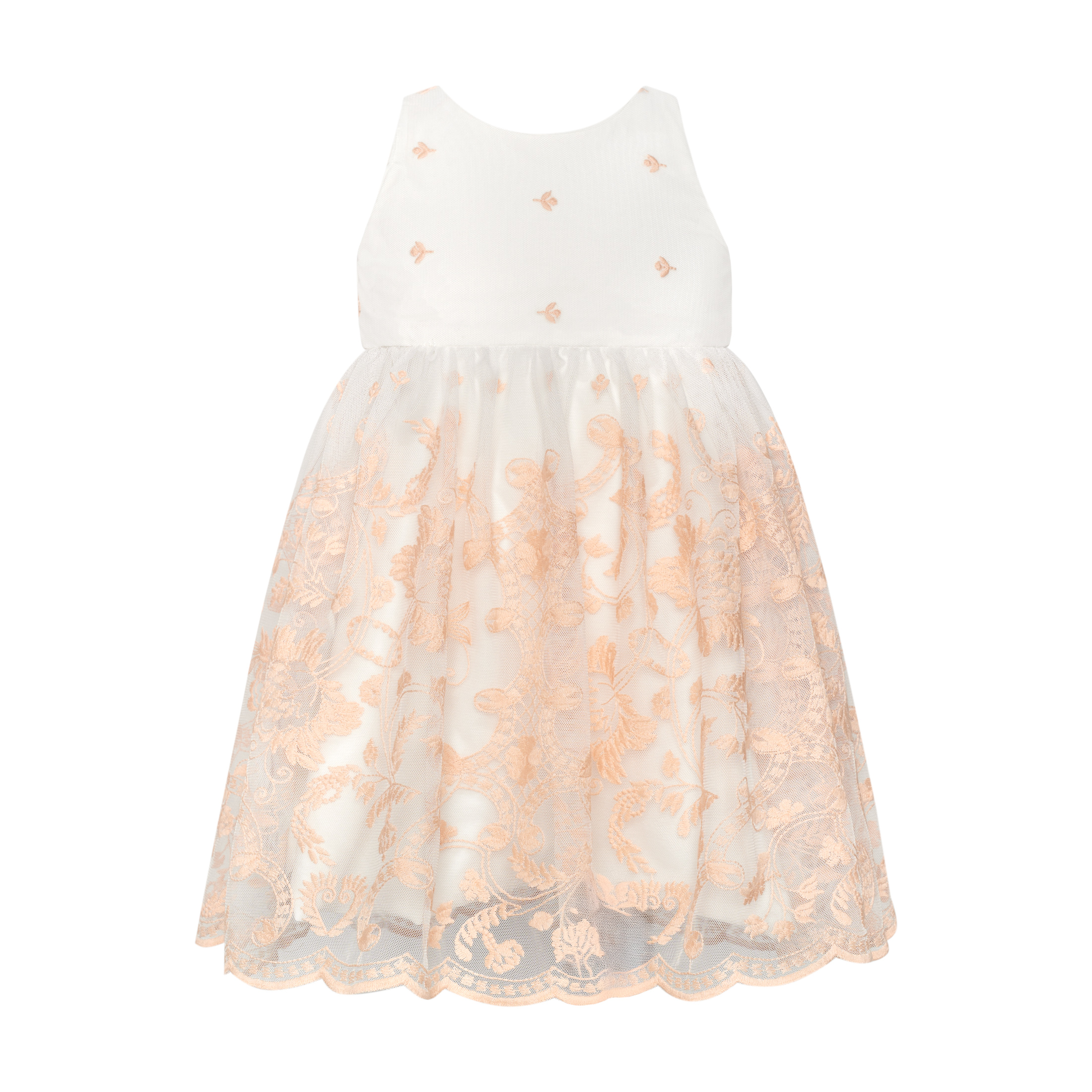 Βρεφικό Φόρεμα Τούλινο The Flower Girl Peach Two in a castle T7240