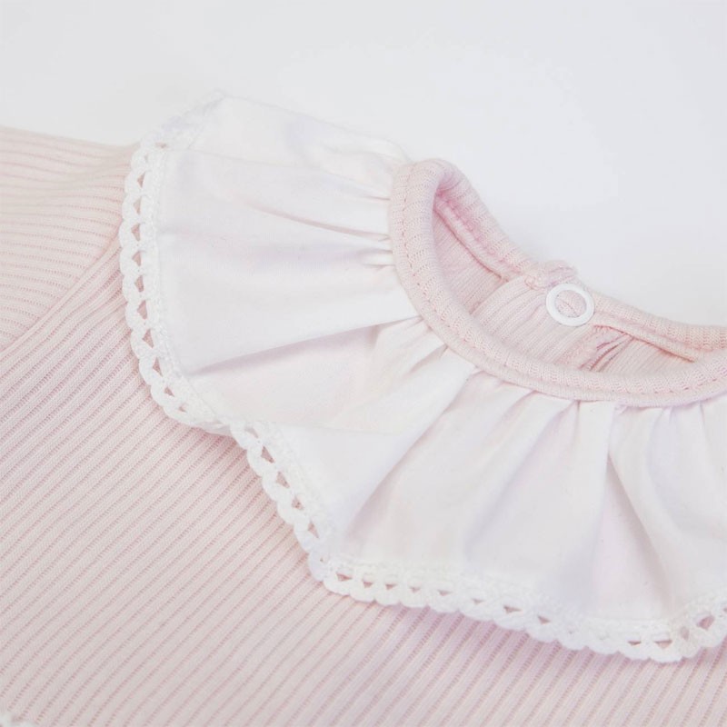 Pink bodysuit from 100% cotton code 14743
