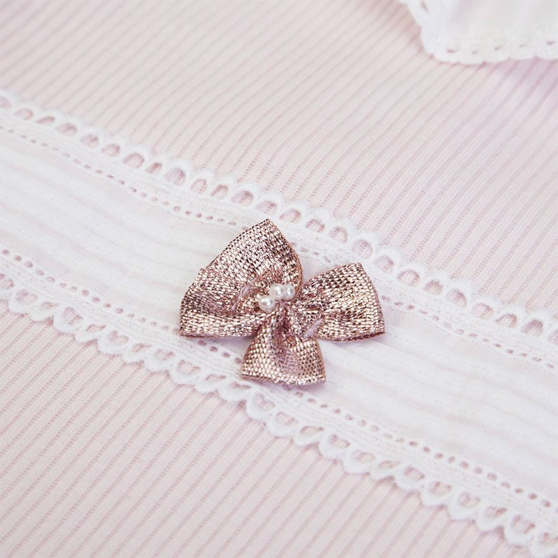 Pink bodysuit from 100% cotton code 14743