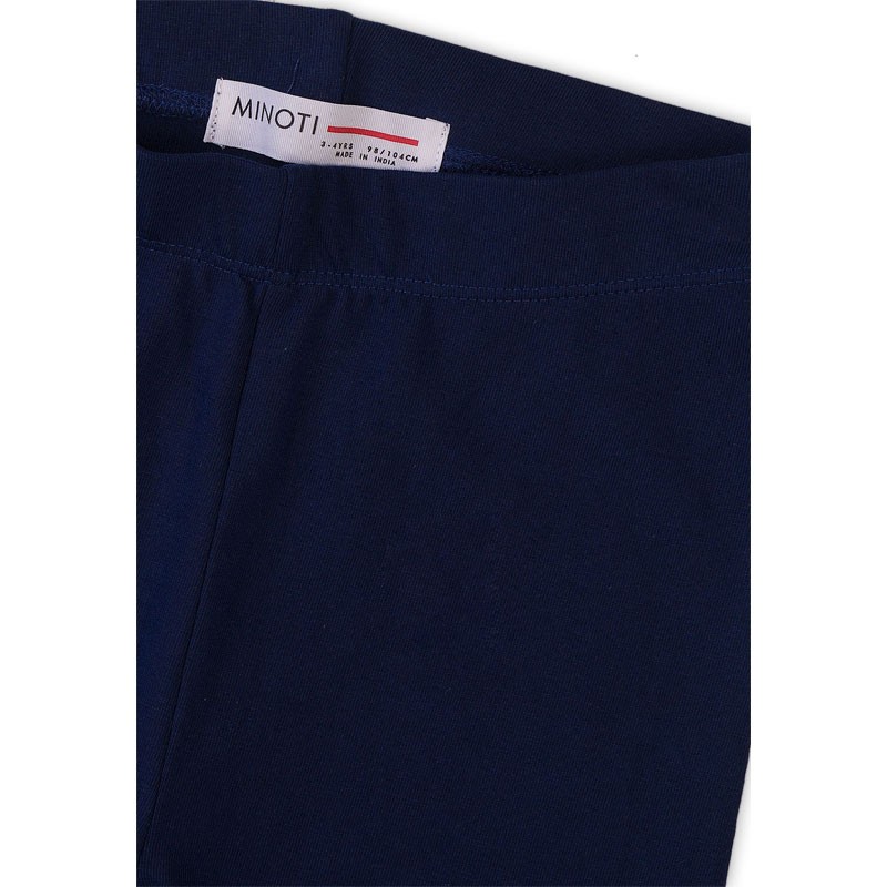Blue leggings made of cotton Minoti 6KLEG16