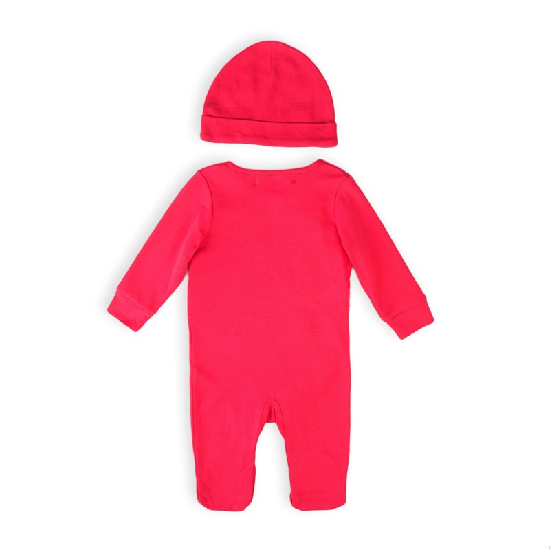 Cotton bodysuit with Minoti Ladybug 6 cap