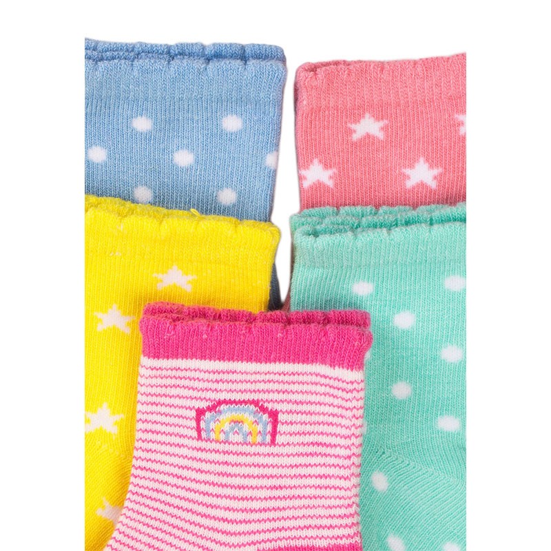 Cotton socks in 5 different designs set Minoti NBG SOCK17