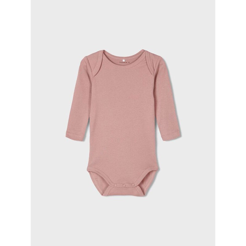 Σετ 3 ζιπουνάκια οργανικό βαμβάκι Name it 13189024 Pale Mauve