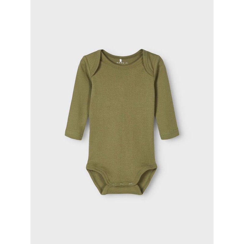 Σετ 3 ζιπουνάκια οργανικό βαμβάκι Name it 13189129 Loden Green