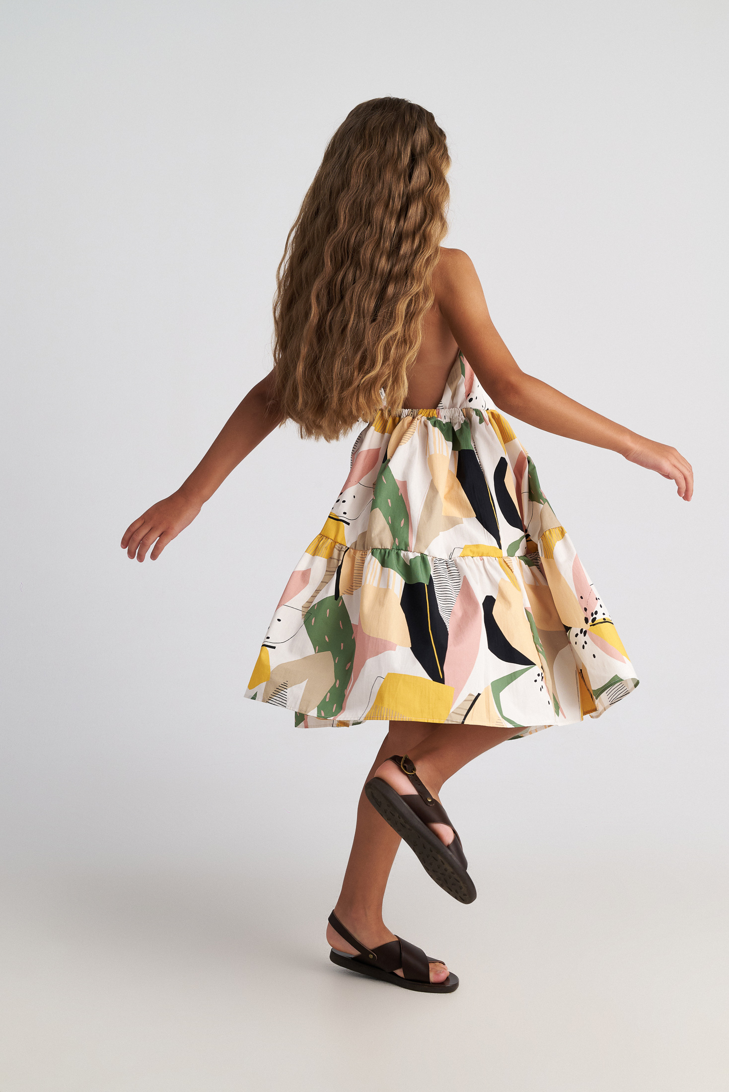 Παιδικό Φόρεμα Abstract Three Layer Dress Two in a castle T7229