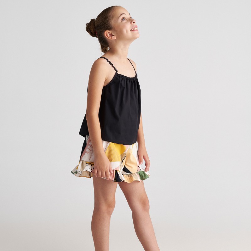 Παιδικό Σετ Abstract Set Top/Short 3 Layer Two in a castle T7231