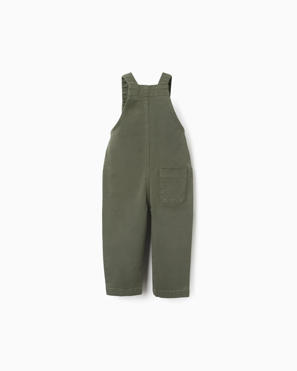 Βρεφική Σαλοπέτα Με Τσέπες Cargo Zippy 26004 Dark Green
