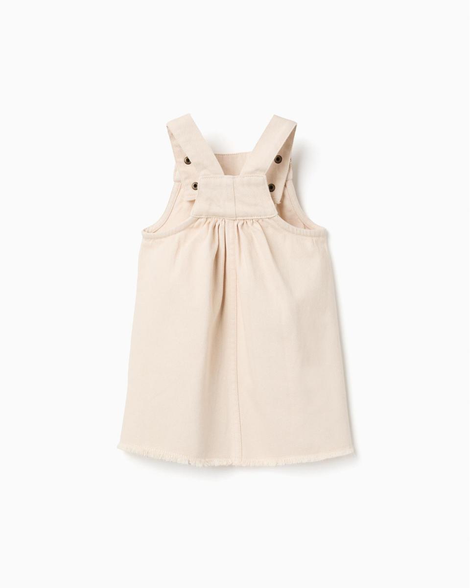 Βρεφικό Φόρεμα Σαλοπέτα Twill Zippy 26001 Beige