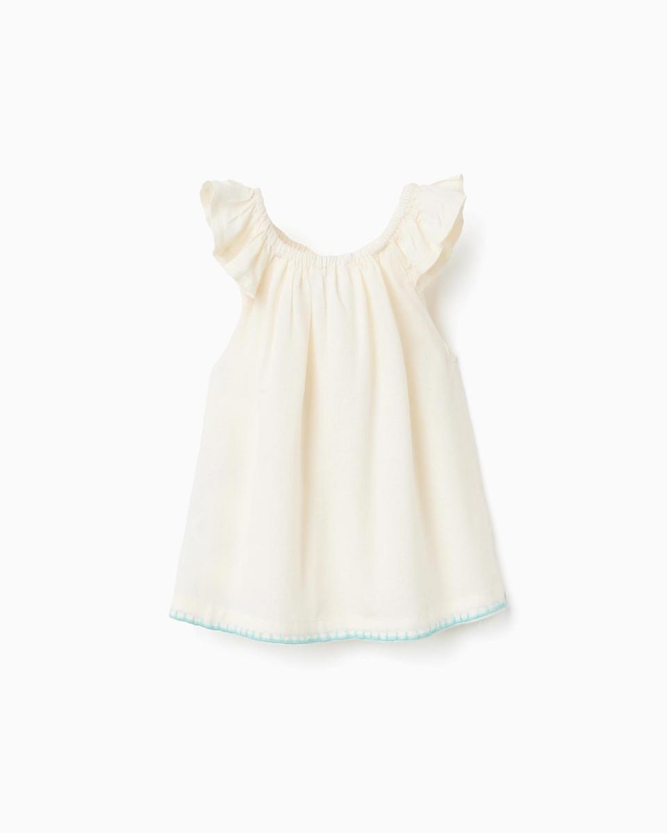 Βρεφική Μπλούζα Λινή Zippy 26006 Light Beige 