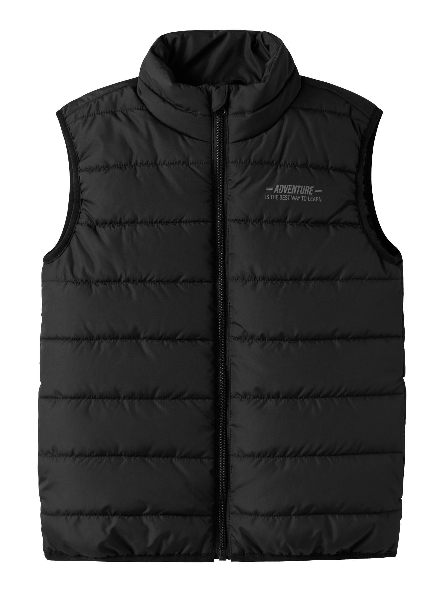Παιδικό Αμάνικο Μπουφάν Μαύρο Name it 13250748 Black
